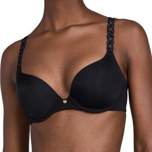 Natori Pure Luxe Seamless Full-Busted Underwire U-Back Contour T-Shirt Bra, 34C
